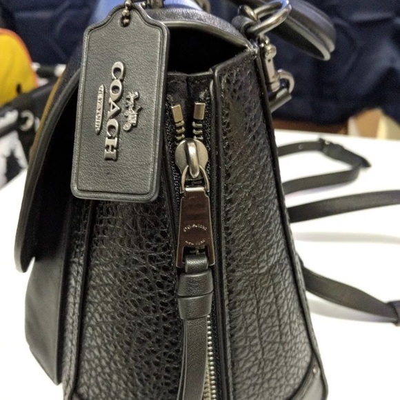 ⛔️SOLD⛔️Authentic COACH leather Nickel backpack - Picture 5 of 8